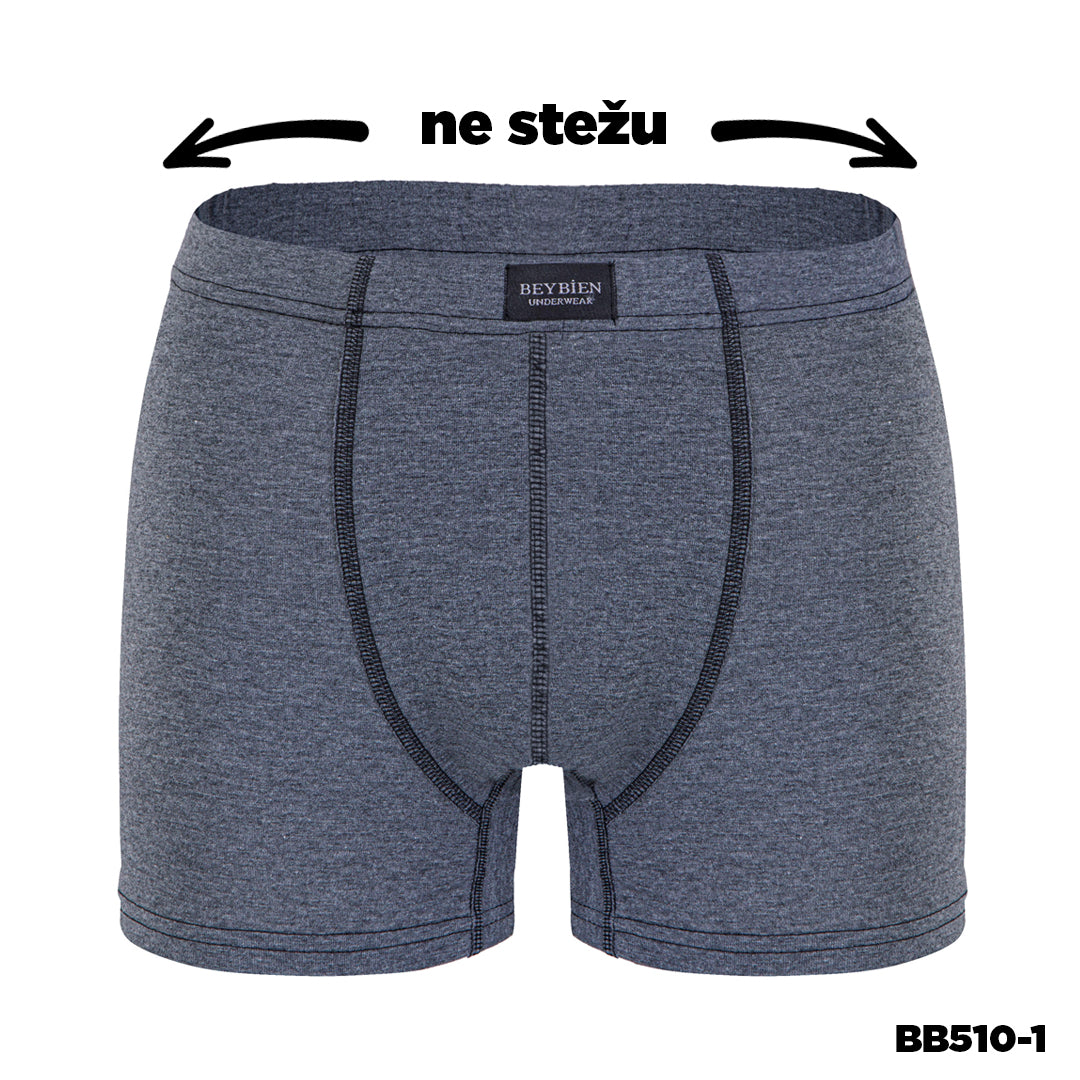 Muške bokserice koje ne stežu - t.siva