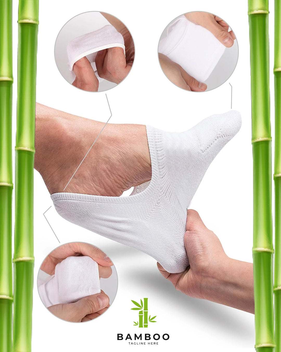 🧦 Bambus nevidljive čarape