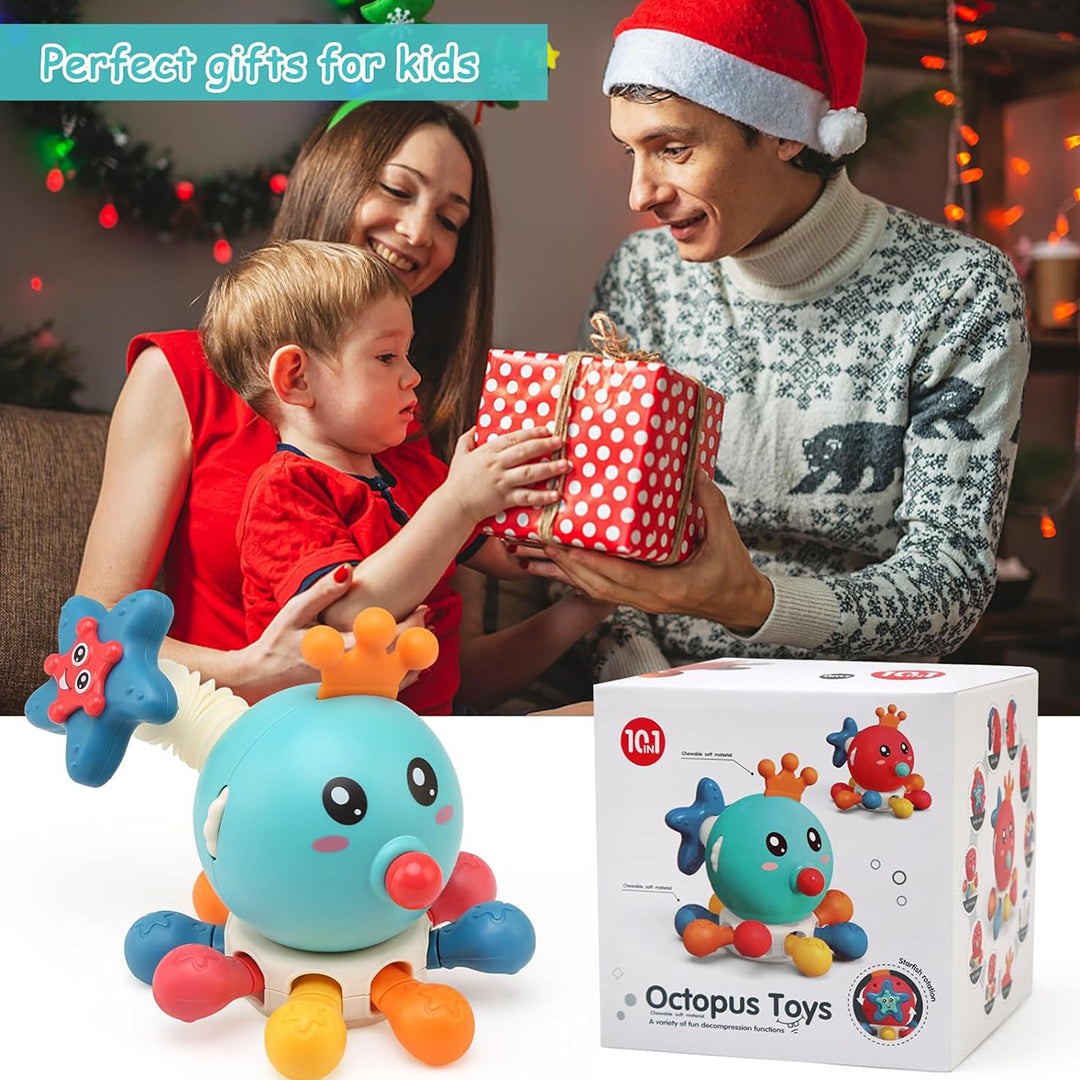 🐙 Vesela Hobotnica – Edukativna Igračka za Bebe 👶🎨