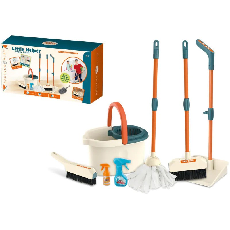 🧹 Little Helper Set za Čišćenje – Igračka za Male Pomoćnike (8-dijelni)