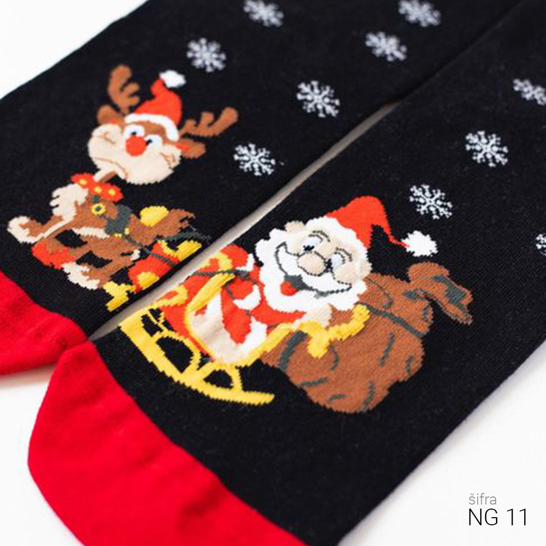Novogodišnje super cotton čarape 37-43 NG11