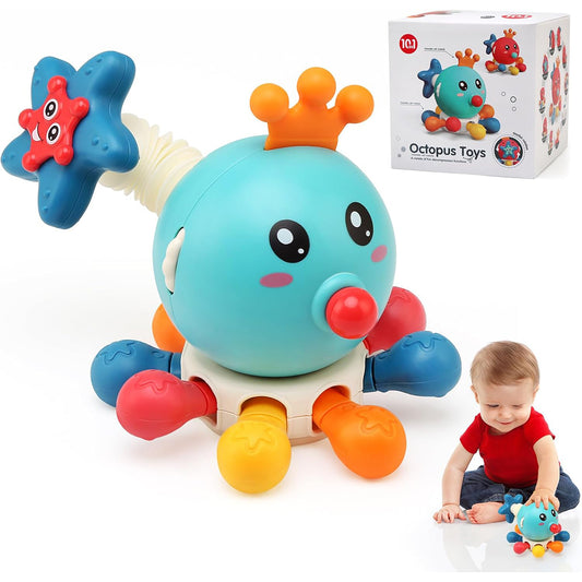 🐙 Vesela Hobotnica – Edukativna Igračka za Bebe 👶🎨