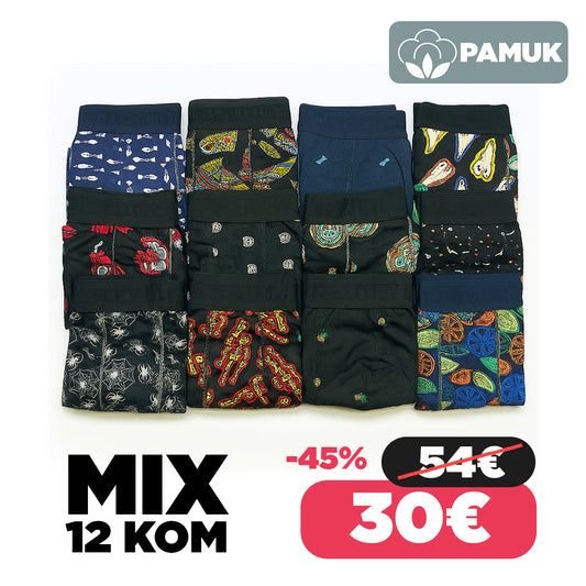 🎉 MIX 12 KOM – PAKET MUŠKIH BOKSERICA